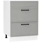Kuchynská skrinka Emily D60PC S/2 ZASL Dast Grey