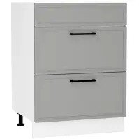 Kuchynská skrinka Emily D60PC S/2 ZASL Dast Grey