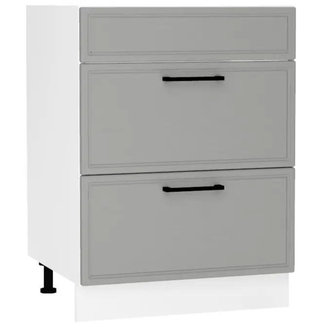 Kuchynská skrinka Emily D60PC S/2 ZASL Dast Grey