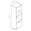Kuchynské skrinka Emily D60PK MV 2133 PL Dast Grey,2