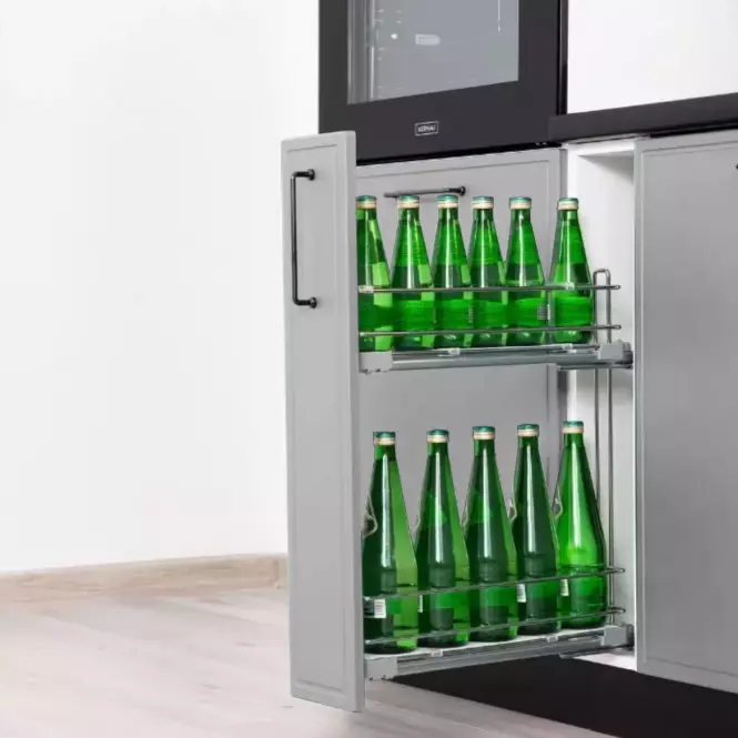 Kuchynské skrinka Emily D60PK MV 2133 PL Dast Grey