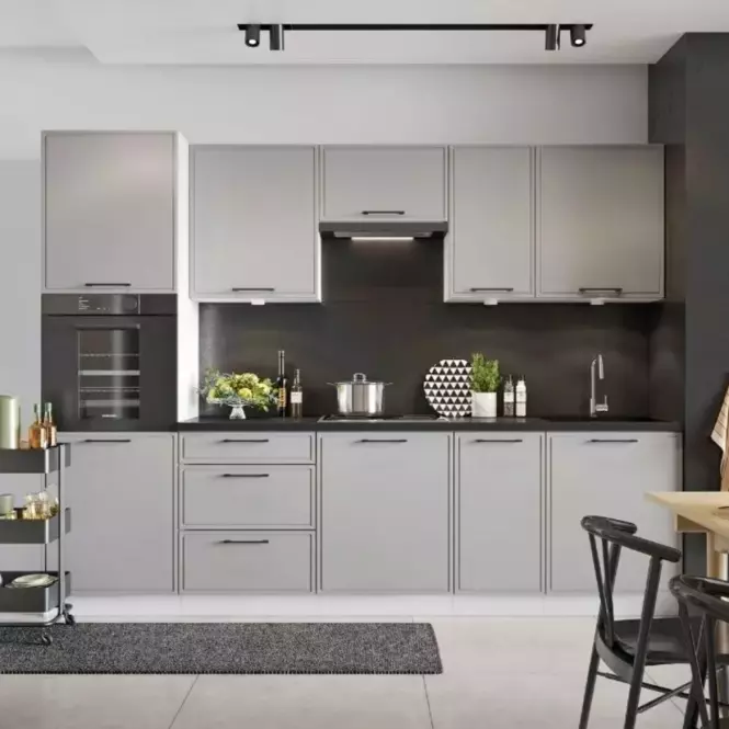 Kuchynské skrinka Emily D60PK MV 2133 PL Dast Grey