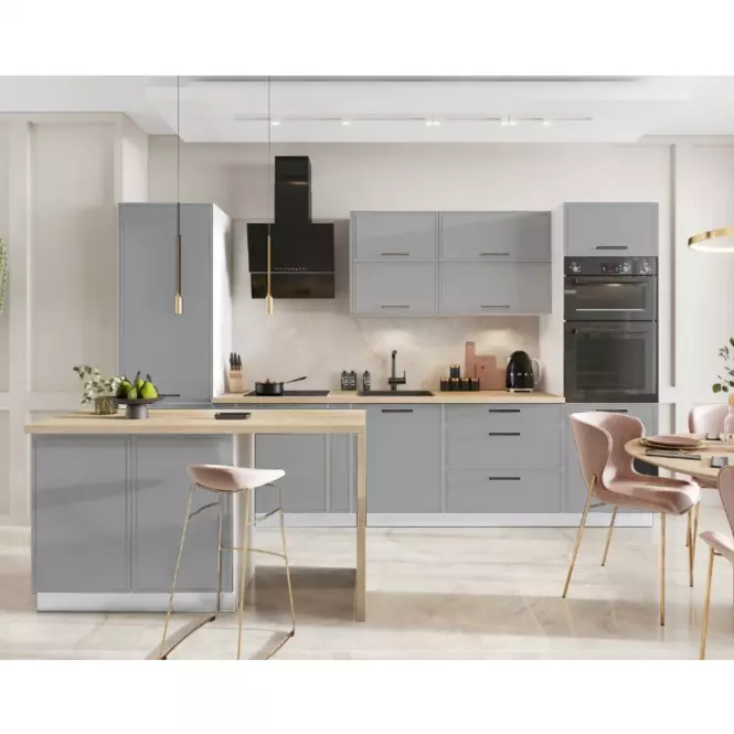 Kuchynské skrinka Emily D60PK MV 2133 PL Dast Grey