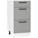 Kuchynská skrinka Emily D40S/3 Dast Grey
