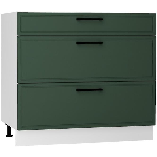 Kuchynská skrinka Emily D90PC S/3 zelená mat