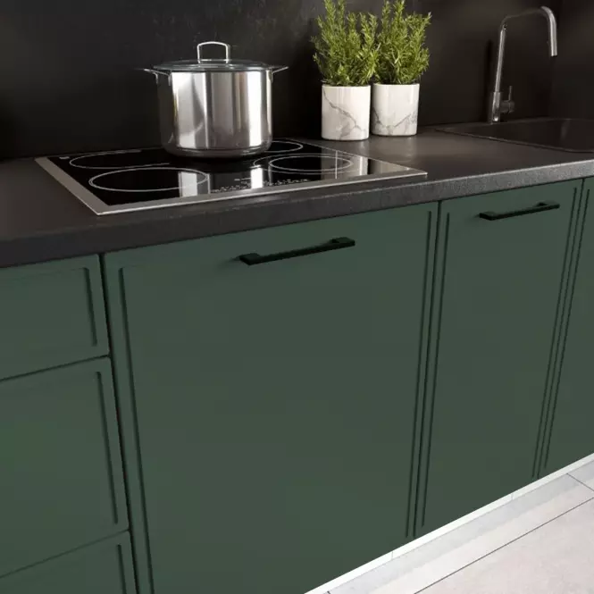 Kuchynské skrinka Emily D90PC S/3 zelená mat