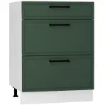 Kuchynská skrinka Emily D60S/3 zelená mat