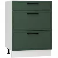Kuchynská skrinka Emily D60S/3 zelená mat
