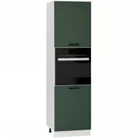 Kuchynská skrinka Emily D60PK 2133 PL zelená mat
