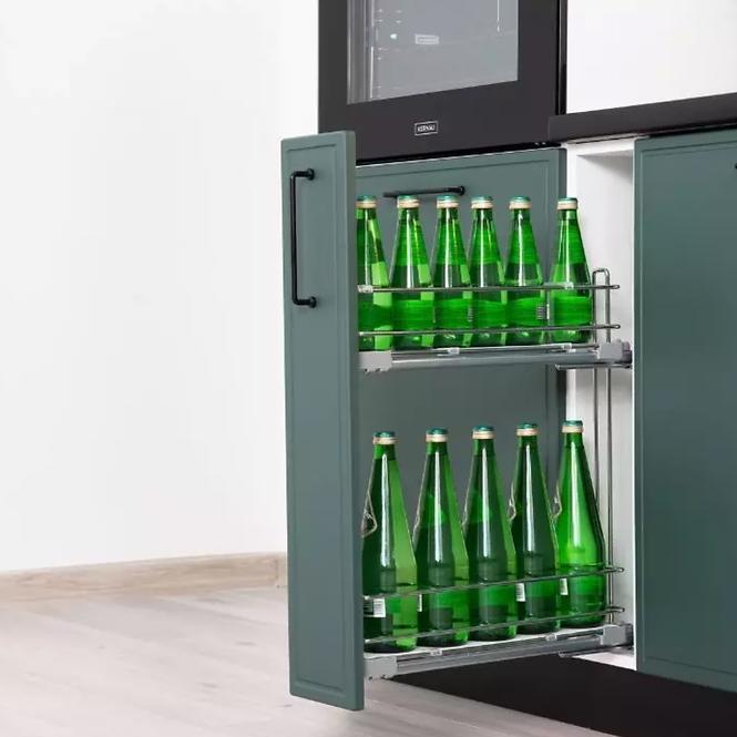 Kuchynská skrinka Emily D60PK MV 2133 PL zelená mat