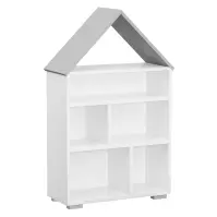 Regál Bb01 Chatka bielo-sivá