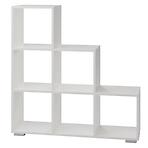 Regál schody 3x3 biely