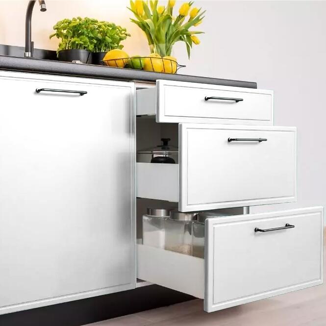 Kuchynská skrinka Emily D80ZL S/1 ZASL biely hrášok mat
