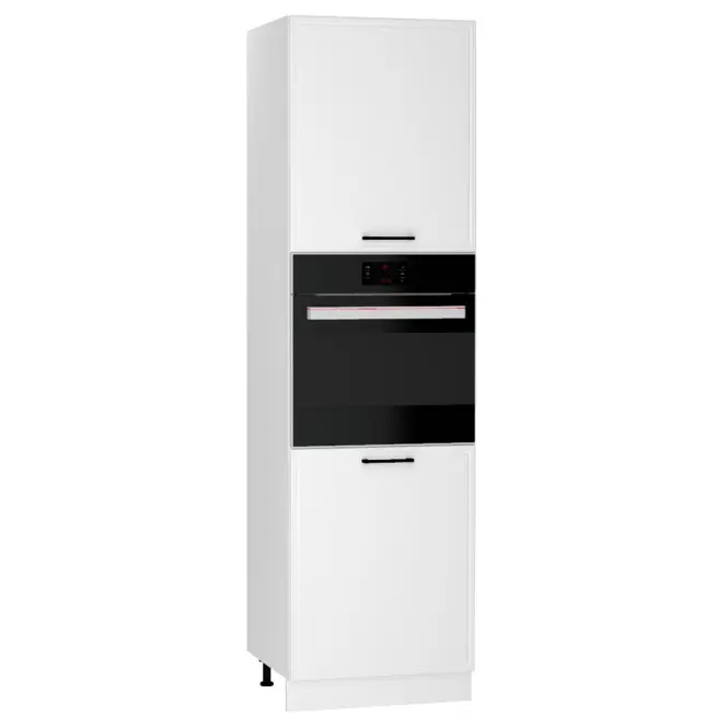 Kuchynská skrinka Emily D60PK 2133 PL biely hrášok mat