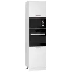 Kuchynská skrinka Emily D60PK MV 2133 PL biely hrášok mat