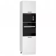 Kuchynská skrinka Emily D60PK MV 2133 PL biely hrášok mat