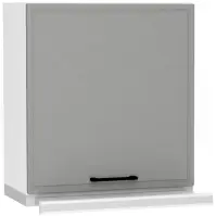 Kuchynské skrinka Emily W60/68 Slim Pl so strieborným digestorom  Dast Grey