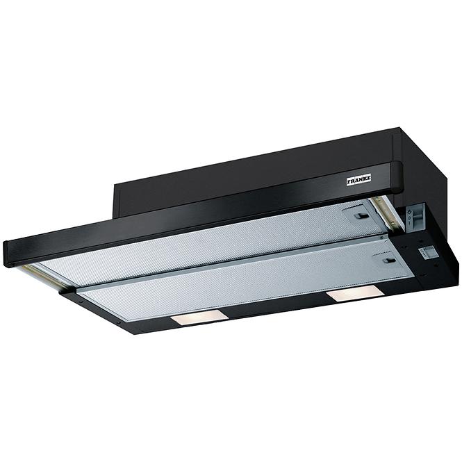Kuchynské skrinka Emily W60/68 Slim Pl S s čiernou kapucňou Dast Grey