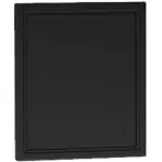 Panel bočný Emily 360x304 čierny hrášok
