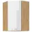 Kuchynská skrinka Artisan biely lesk 58x58 GN-90 1F