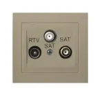 GPA-D2S/M.JB SIGMA zásuvka RTV-2XSAT