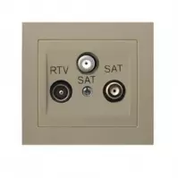 GPA-D2S/M.JB SIGMA zásuvka RTV-2XSAT