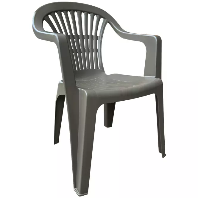 Plastová stolička Scilla taupe