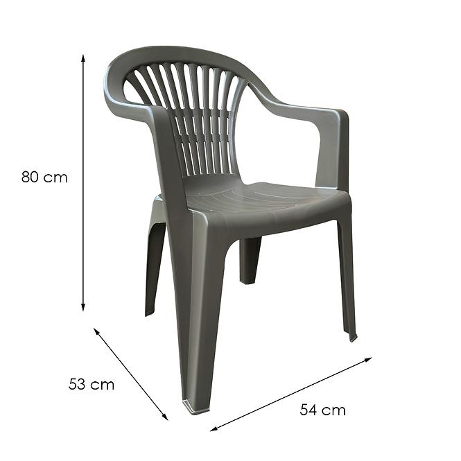 Plastová stolička Scilla taupe,2