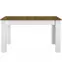 Rozkladací stôl Lille 15 140/180x82cm Biely Mat/Dub Lefkas