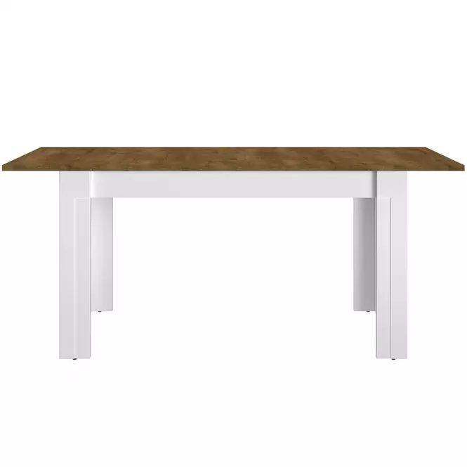 Rozkladací stôl Lille 15 140/180x82cm Biely Mat/Dub Lefkas