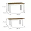 Rozkladací stôl Lille 15 140/180x82cm Biely Mat/Dub Lefkas,3