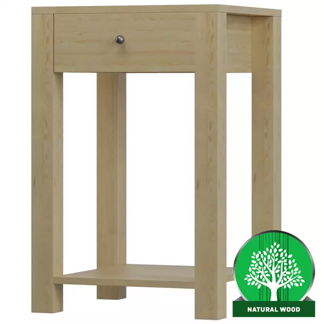 Nočný stolík Oskar 40x35x70 Borovica