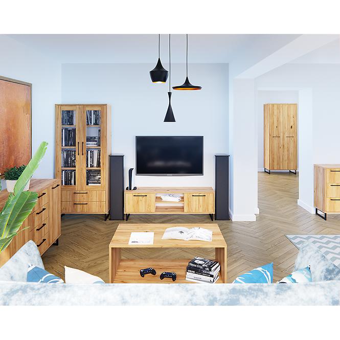 TV stolík Remius D.Craft Zlatý,4