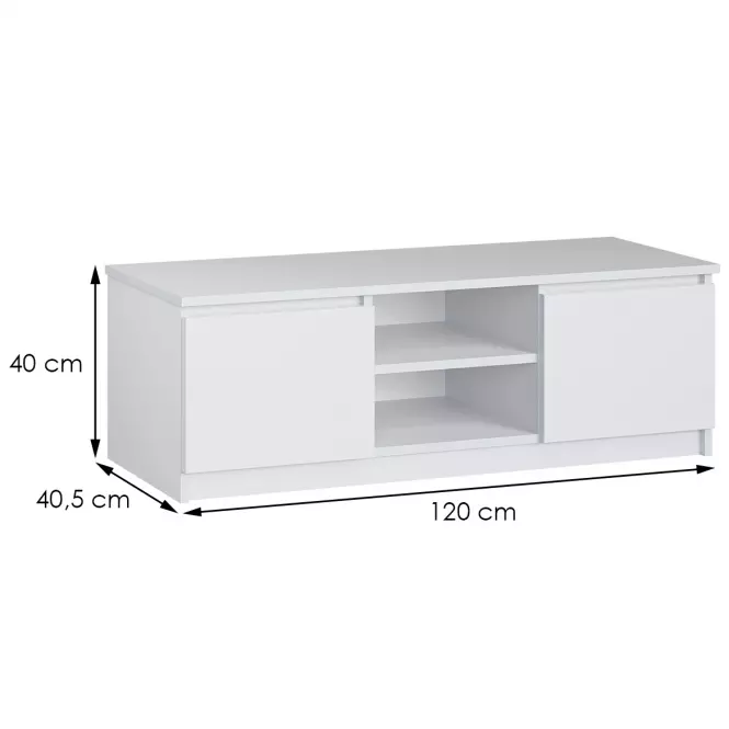 TV stolík Noma Biely,2