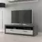 TV stolík  Trebbia  4d Betón/biely lesk,8