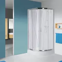 Sprchovací kút POL.KP4/TX5B 80/190 W15 SB+BPZA 2EL Glass Protec
