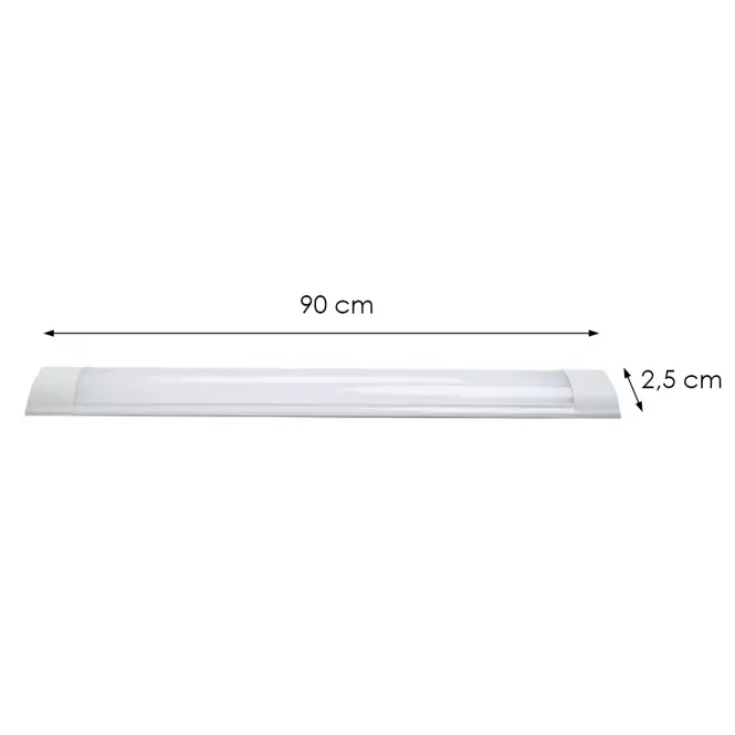 Lineárne svietidlo Batten 30W 4000K Milargo ML8021