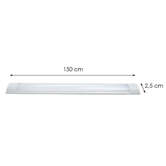 Podlinkové svietidlo Batten 50W 4000K Milargo 150 cm ML8023