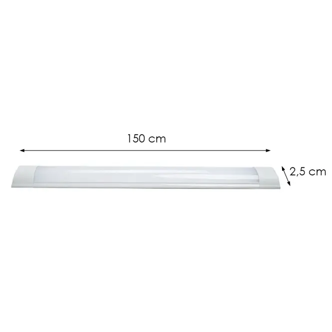 Podlinkové svietidlo Batten 50W 4000K Milargo 150 cm ML8023,4