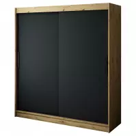 Skriňa Halifax T 200 Dub Artisan/čierna Skriňa Halifax T 200 Dub Artisan/čierna