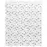 Záves s kolieskami basic flos biely 8271