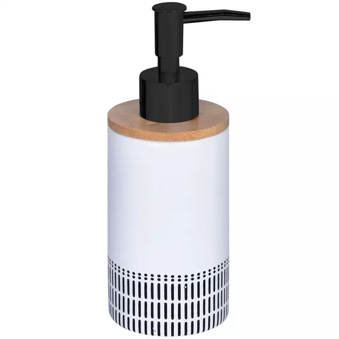 Etno dávkovač mydla  biely 8190