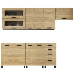 Kuchynská linka Lucjan 240 bez dosky dub artisan