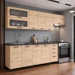 Kuchynská linka Lucjan 240 bez dosky dub artisan