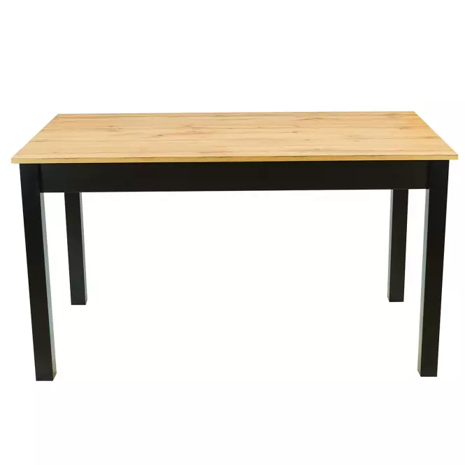 Rozkladací stôl St30 Jarek 140/180x80cm dub wotan, čierne nohy