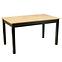 Rozkladací stôl St30 Jarek 140/180x80cm dub wotan, čierne nohy,2
