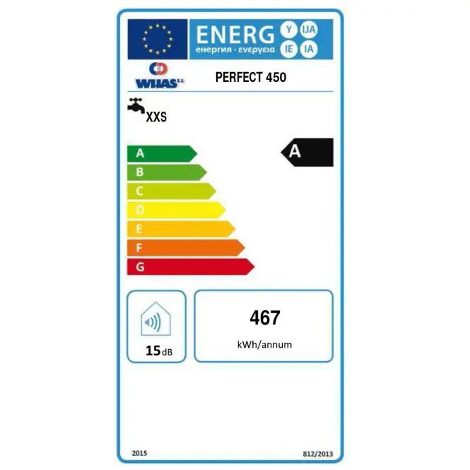 Elektrický ohrievač vody 4,5 kW Perfect 210 mm,4