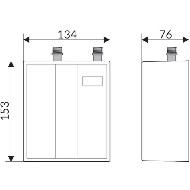 Tlakový elektrický ohrievač vody 3,5 kW Perfect,2