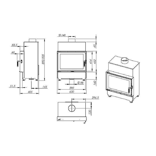 Krbová vložka ROTEN 11 kW ECO,3