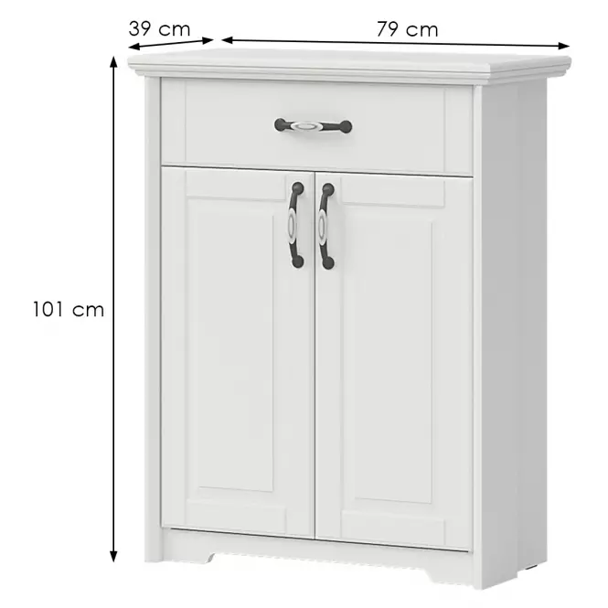 Komoda 2d1s Evergreen Eg-Cpl21 Ivory,2